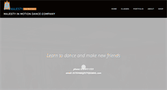 Desktop Screenshot of majestyinmotion.com